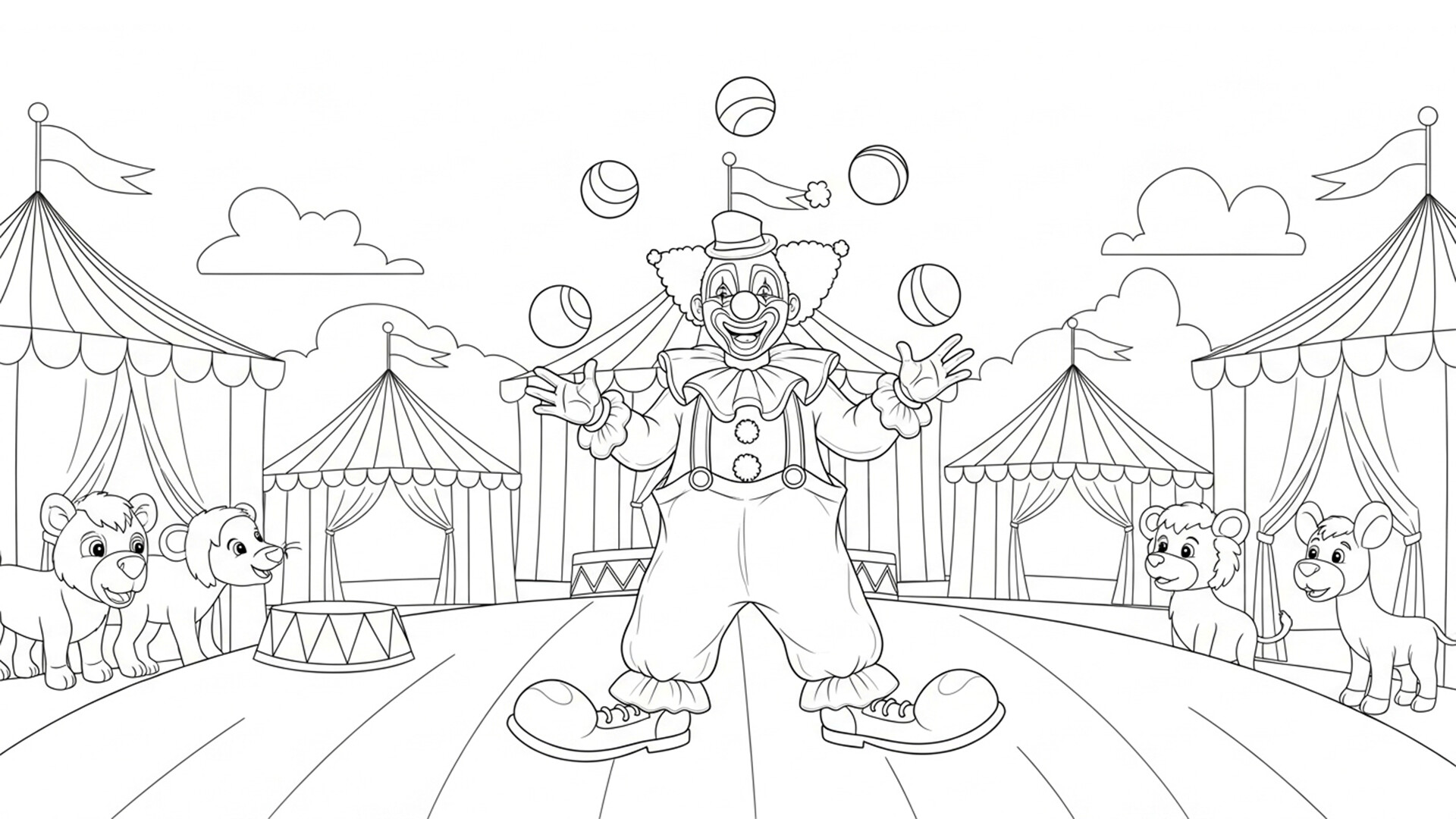 100 Cats Lost in Circus Escape