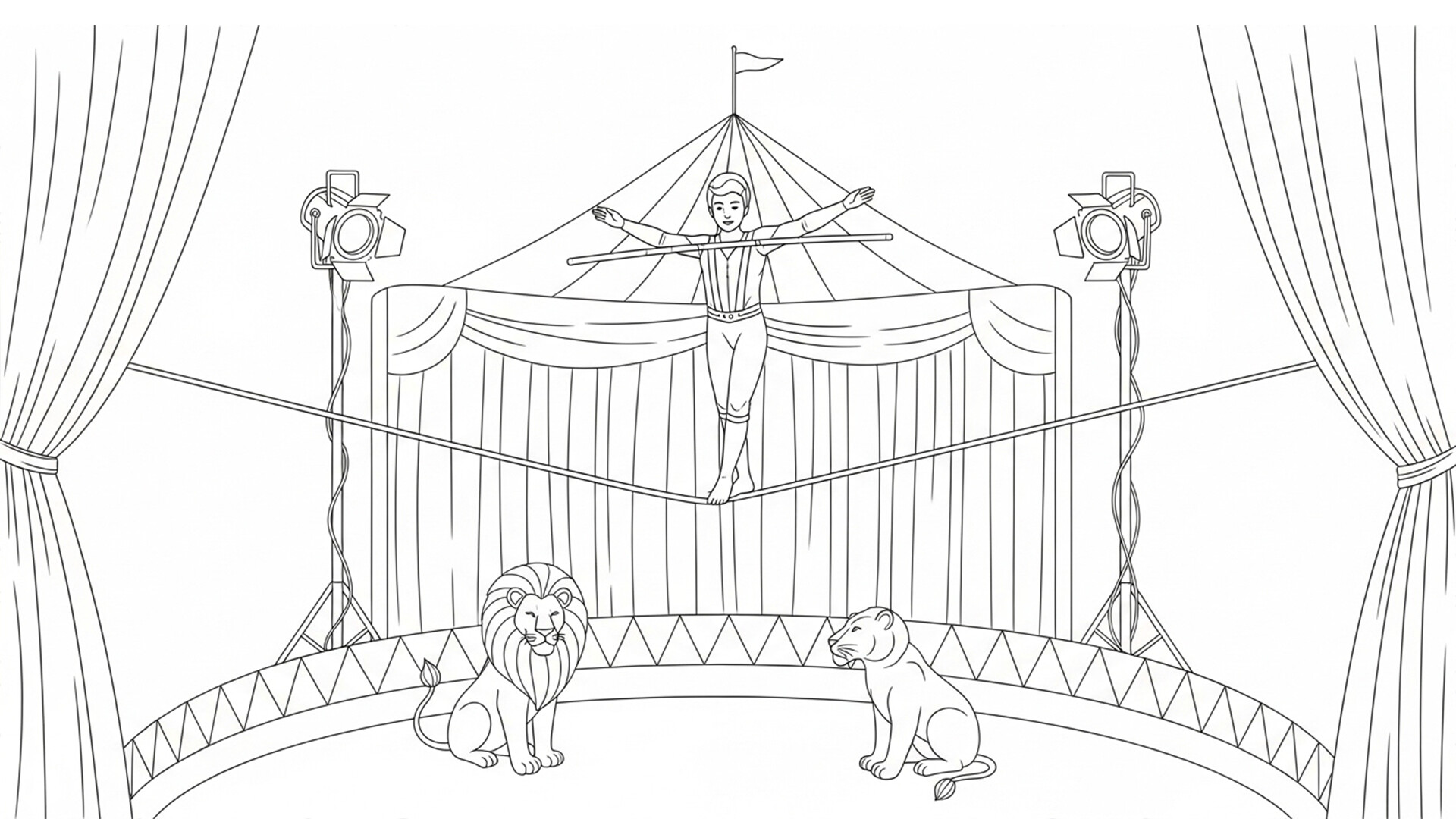 100 Cats Lost in Circus Escape