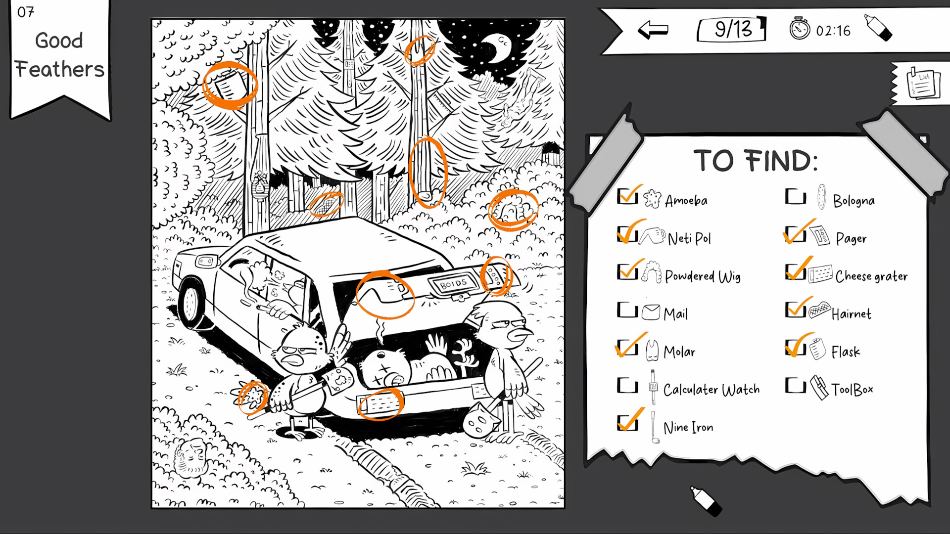 Ink Enigma: Hidden Object Challenges