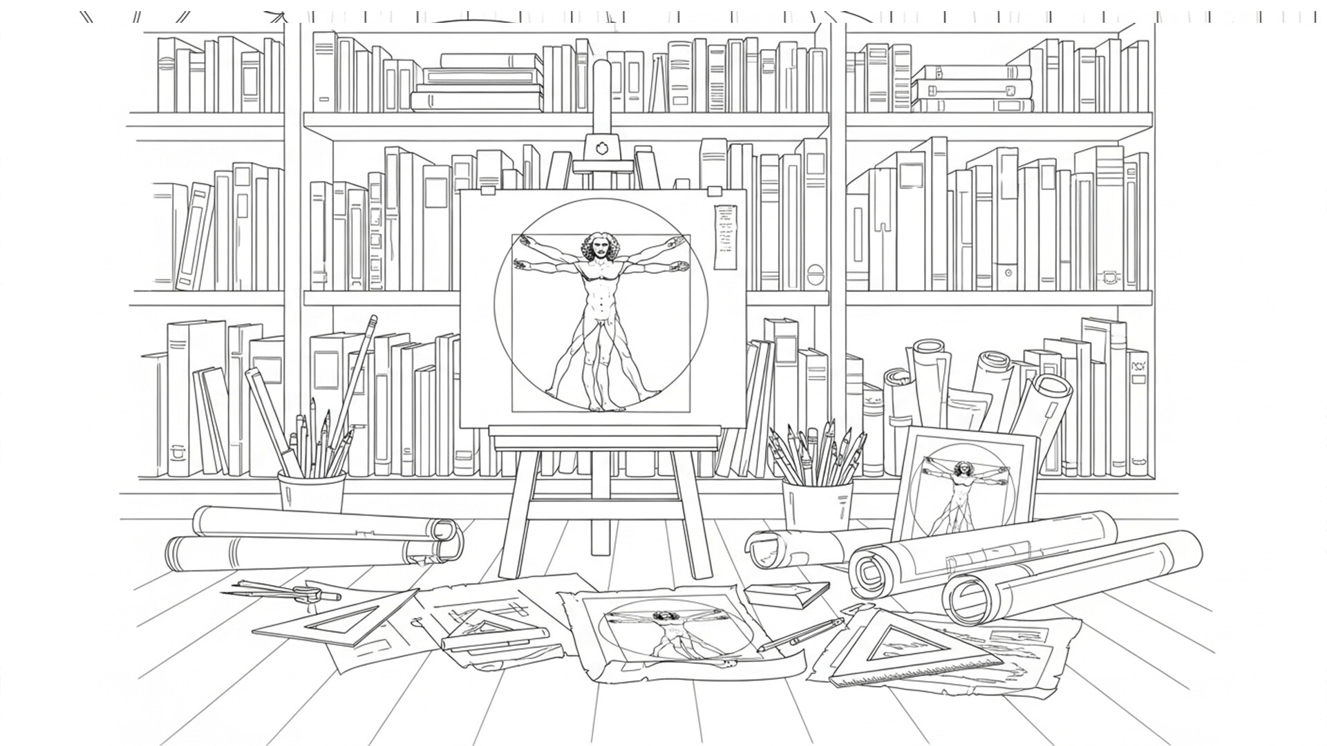 100 Cats Lost in Da Vinci’s Workshop