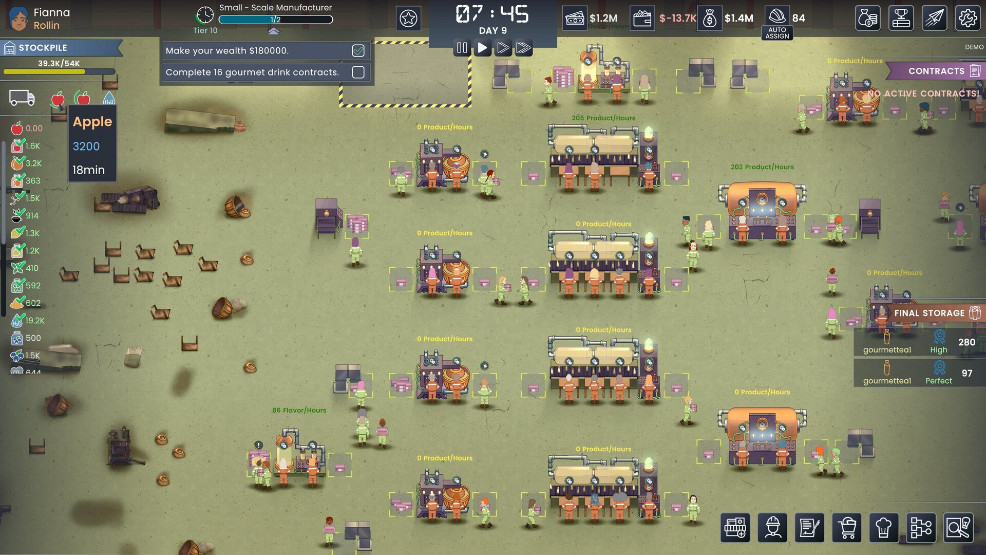 Fizz Flow: Factory Management