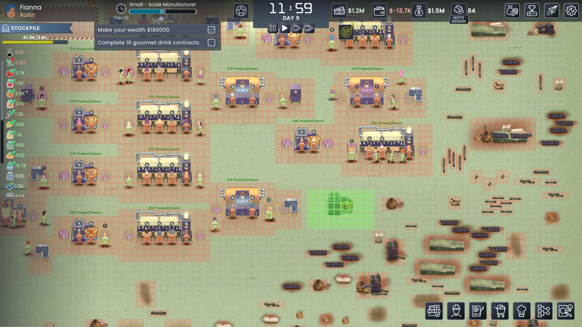 Fizz Flow: Factory Management