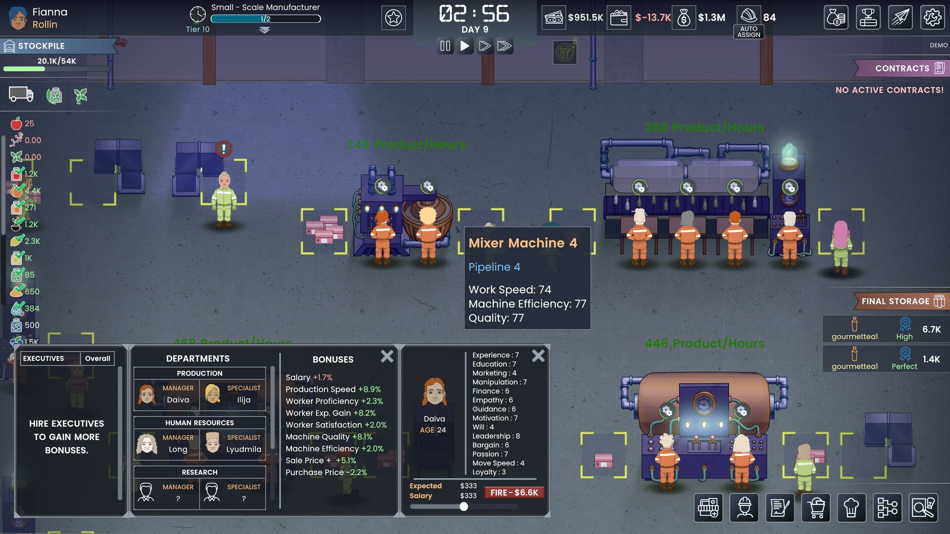 Fizz Flow: Factory Management