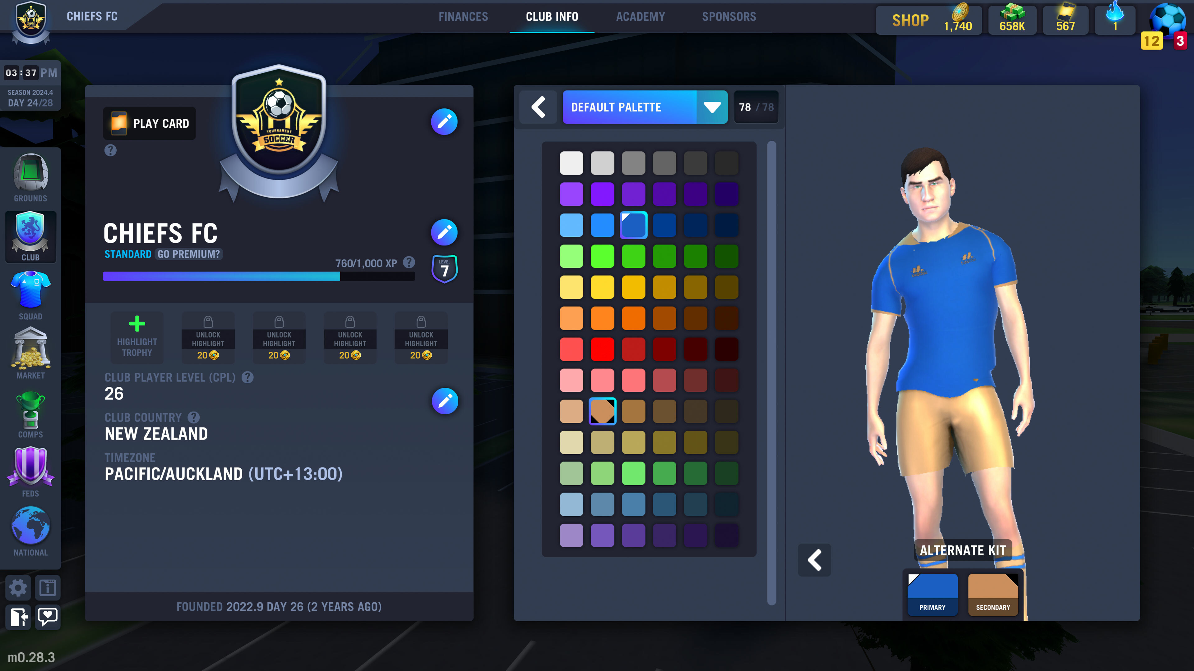Blackout Football Manager