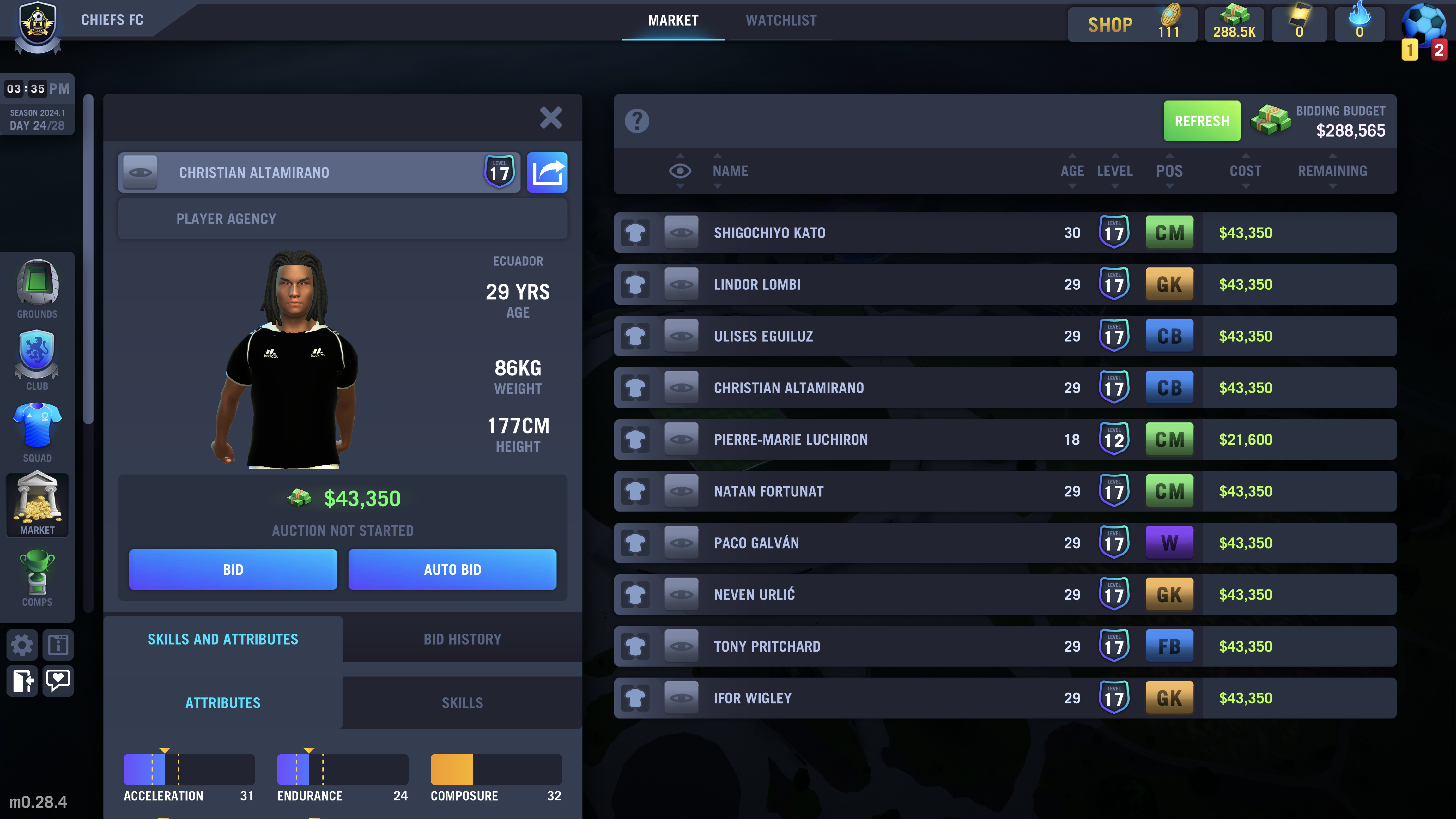 Blackout Football Manager