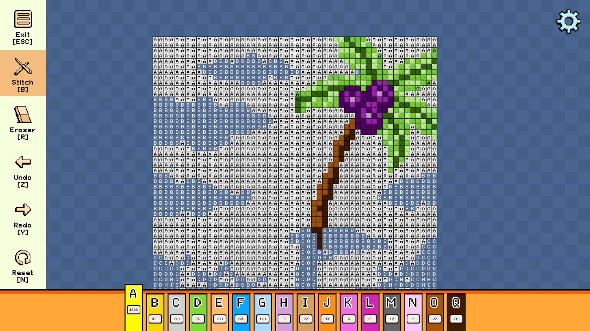 Pixel Cross Stitch: Color by Number – Summer Pack