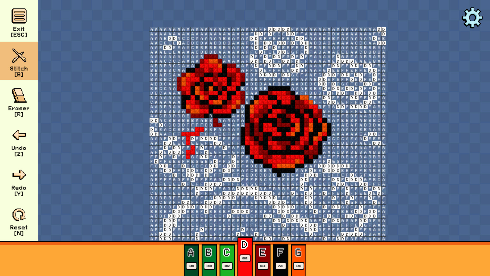 Pixel Cross Stitch: Color by Number – Flowers and Butterflies Pack 3