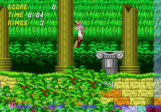 Bubsy in Sonic 2