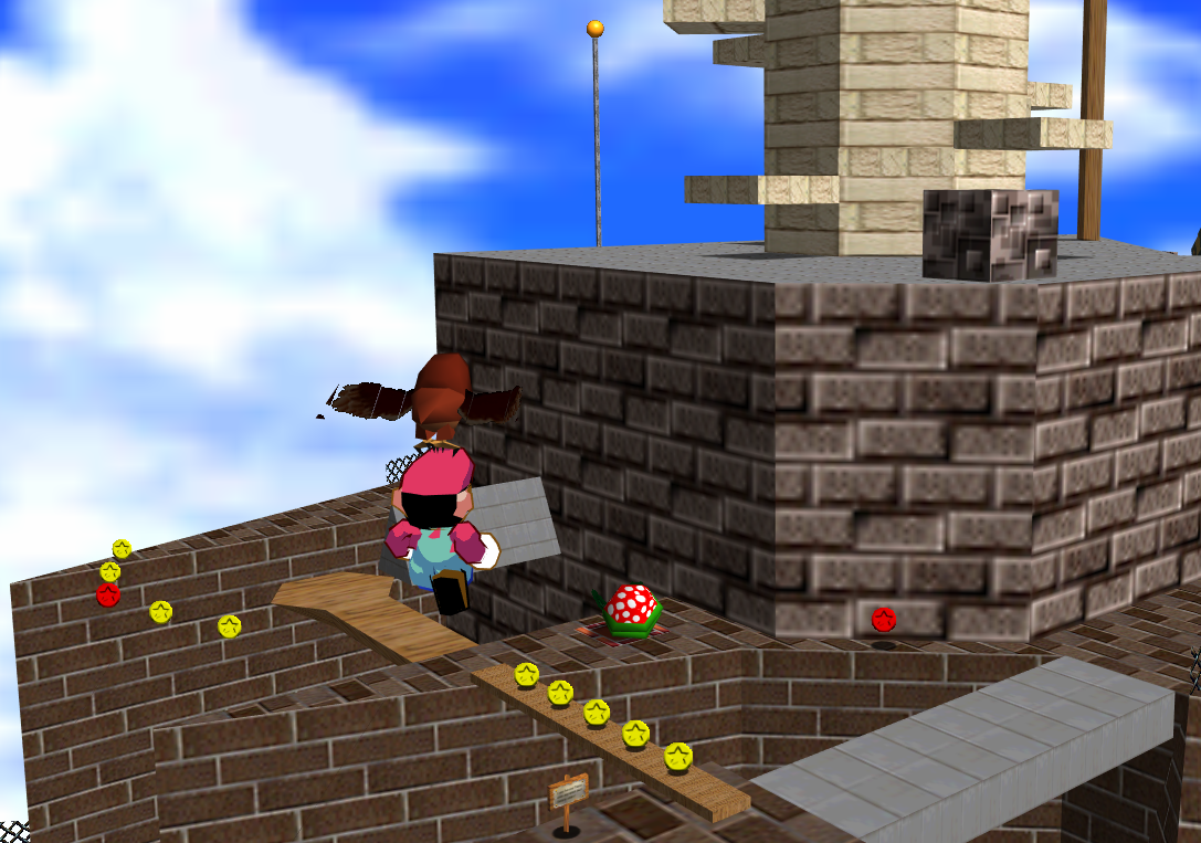 Super Mario World in Super Mario 64