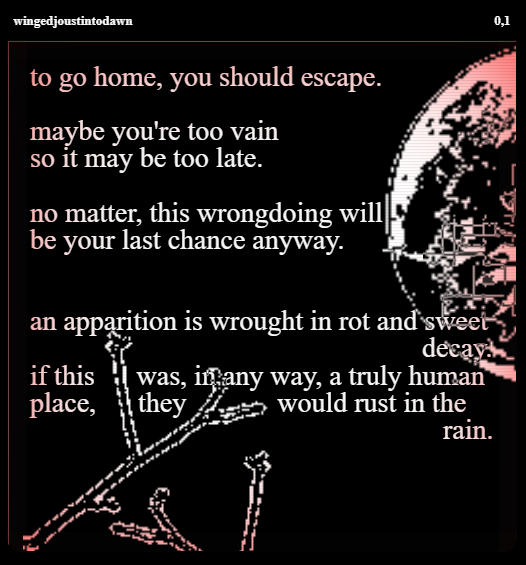 Winged Joust Into Dawn