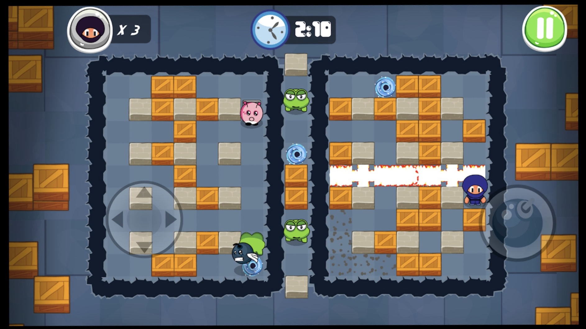 Ninja Boy Adventures: Bomberman Edition