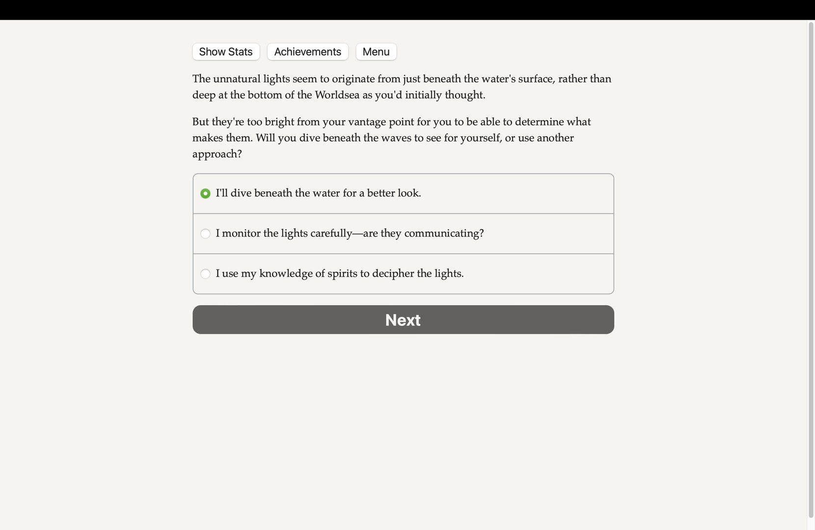 Spire, Surge, and Sea