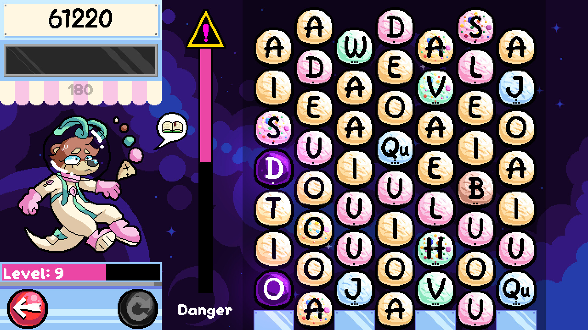 Wordscoop with Gelato the Otter