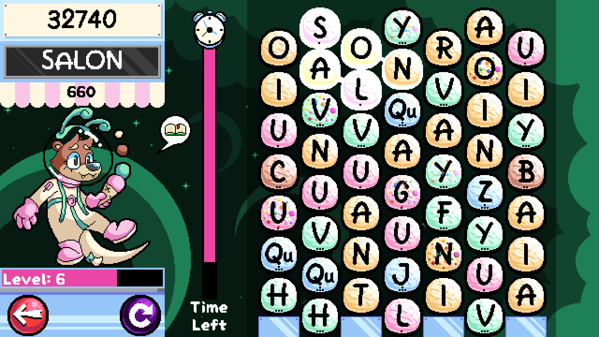 Wordscoop with Gelato the Otter