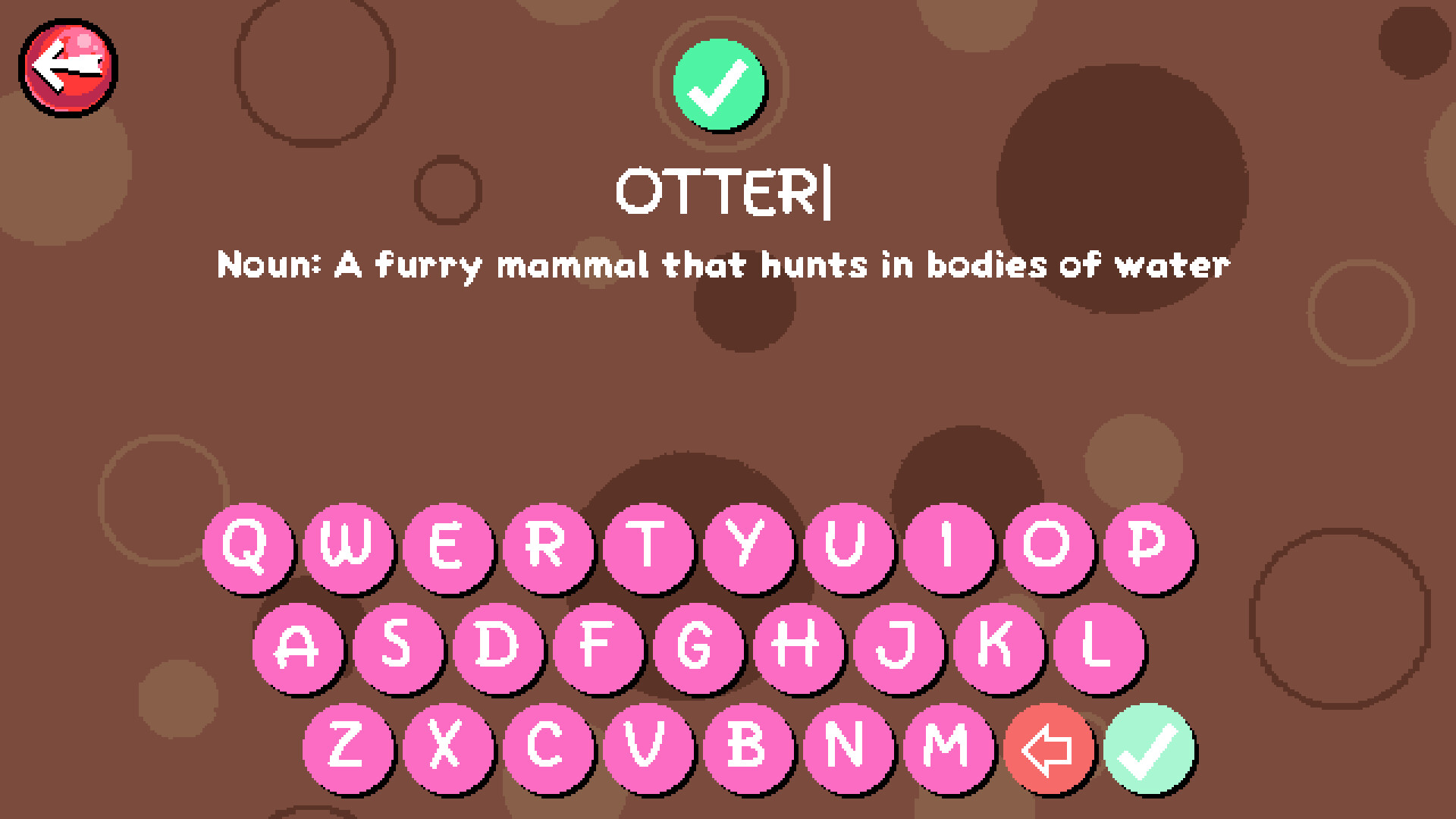 Wordscoop with Gelato the Otter