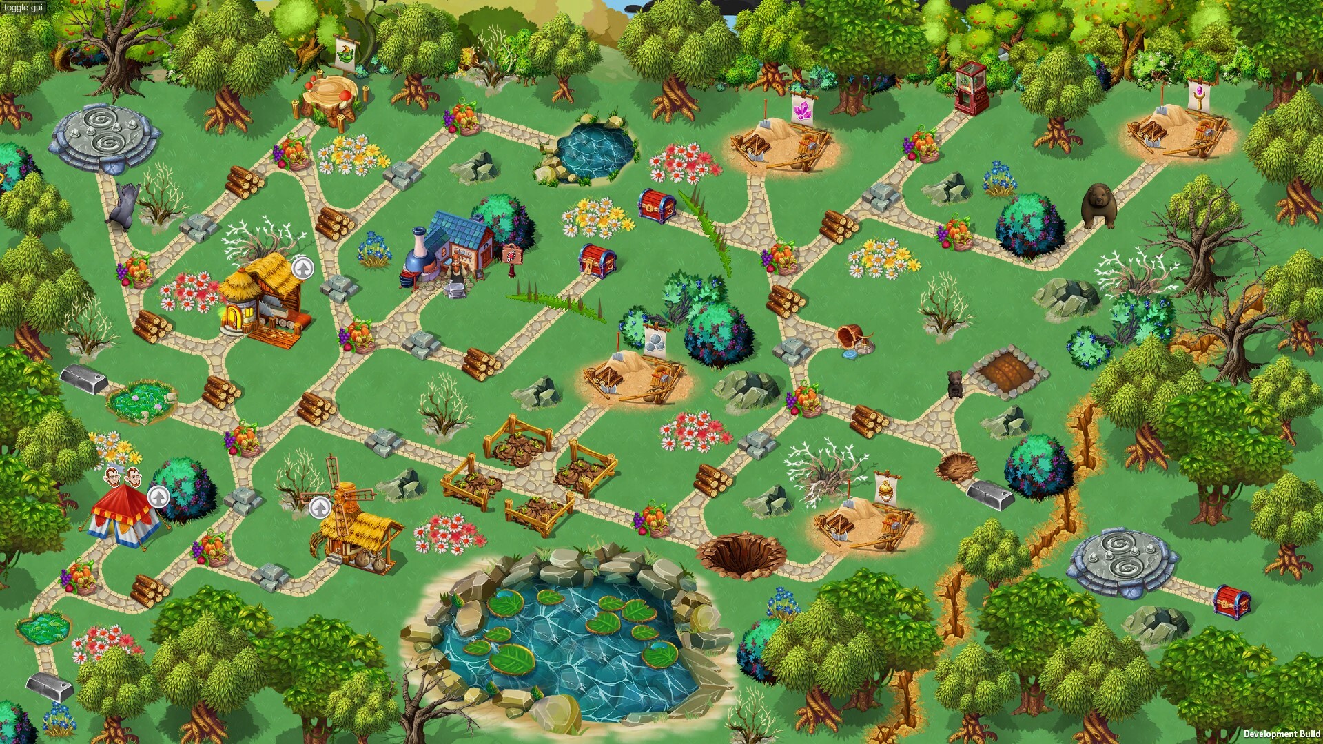 Gnomes Garden: Black Stones