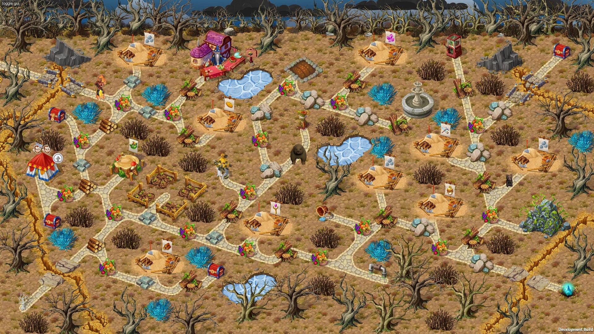 Gnomes Garden: Black Stones