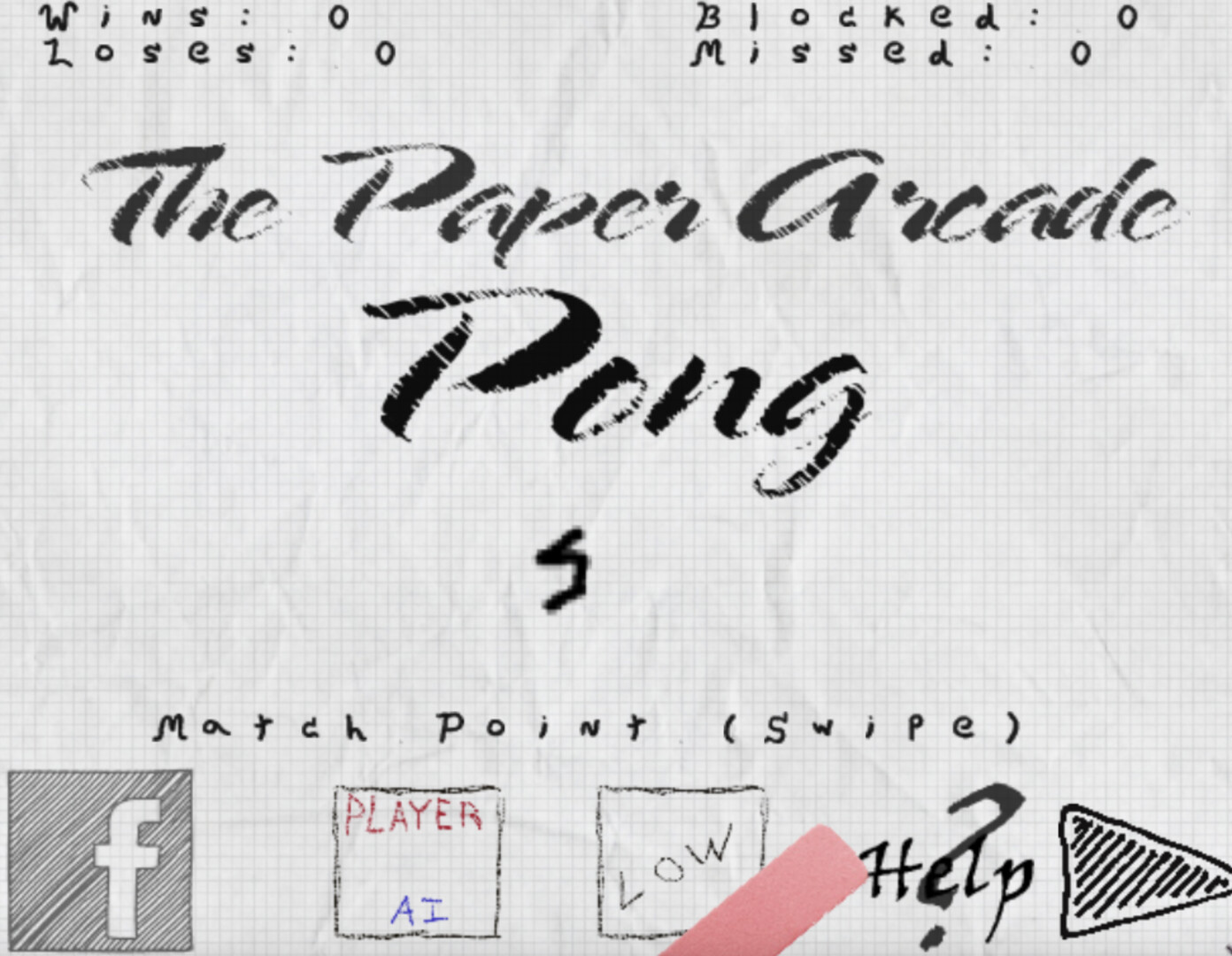 The Paper Arcade: Pong