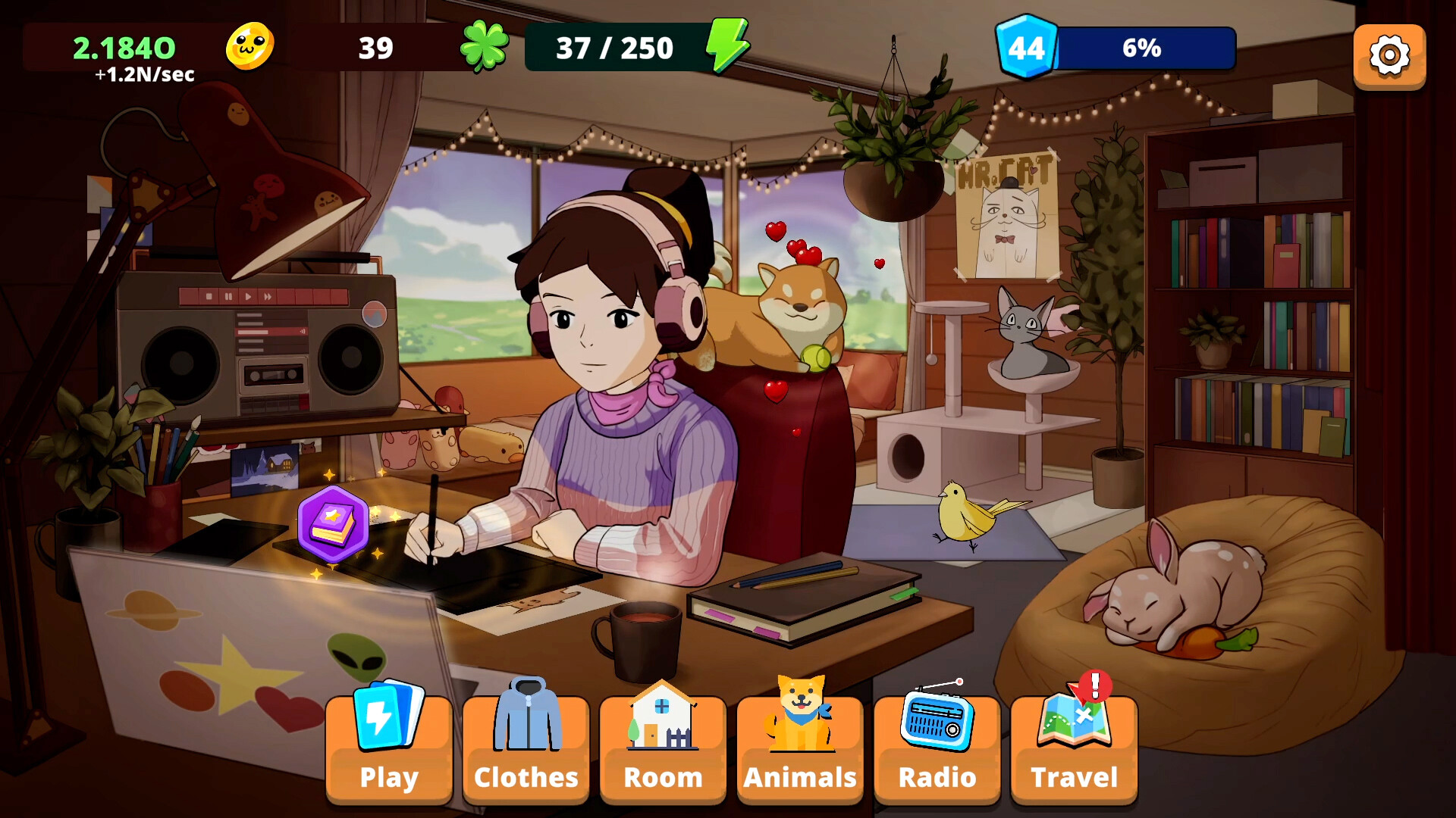 Comfy Girl: Lofi Companion