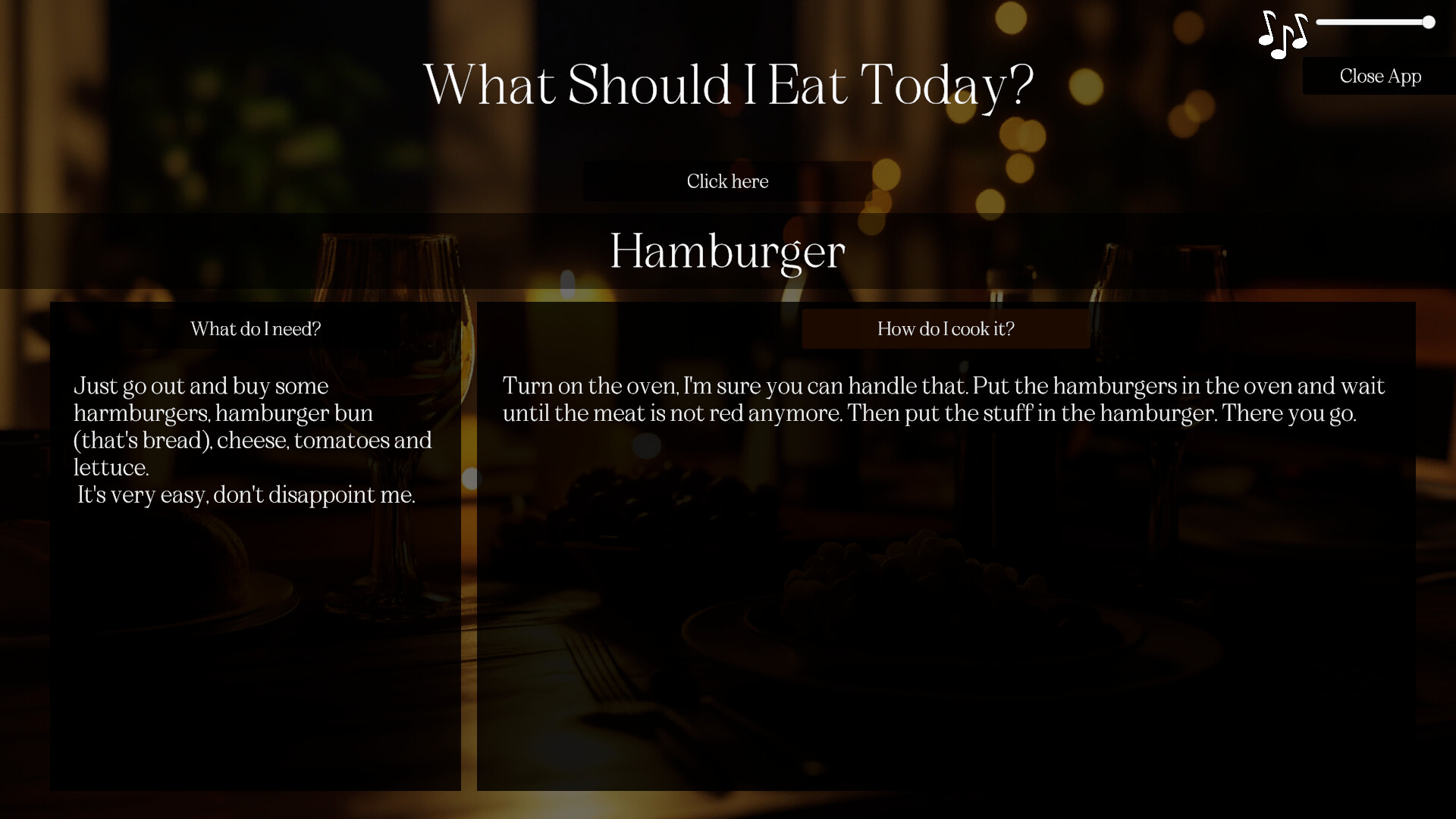 What Should I Eat