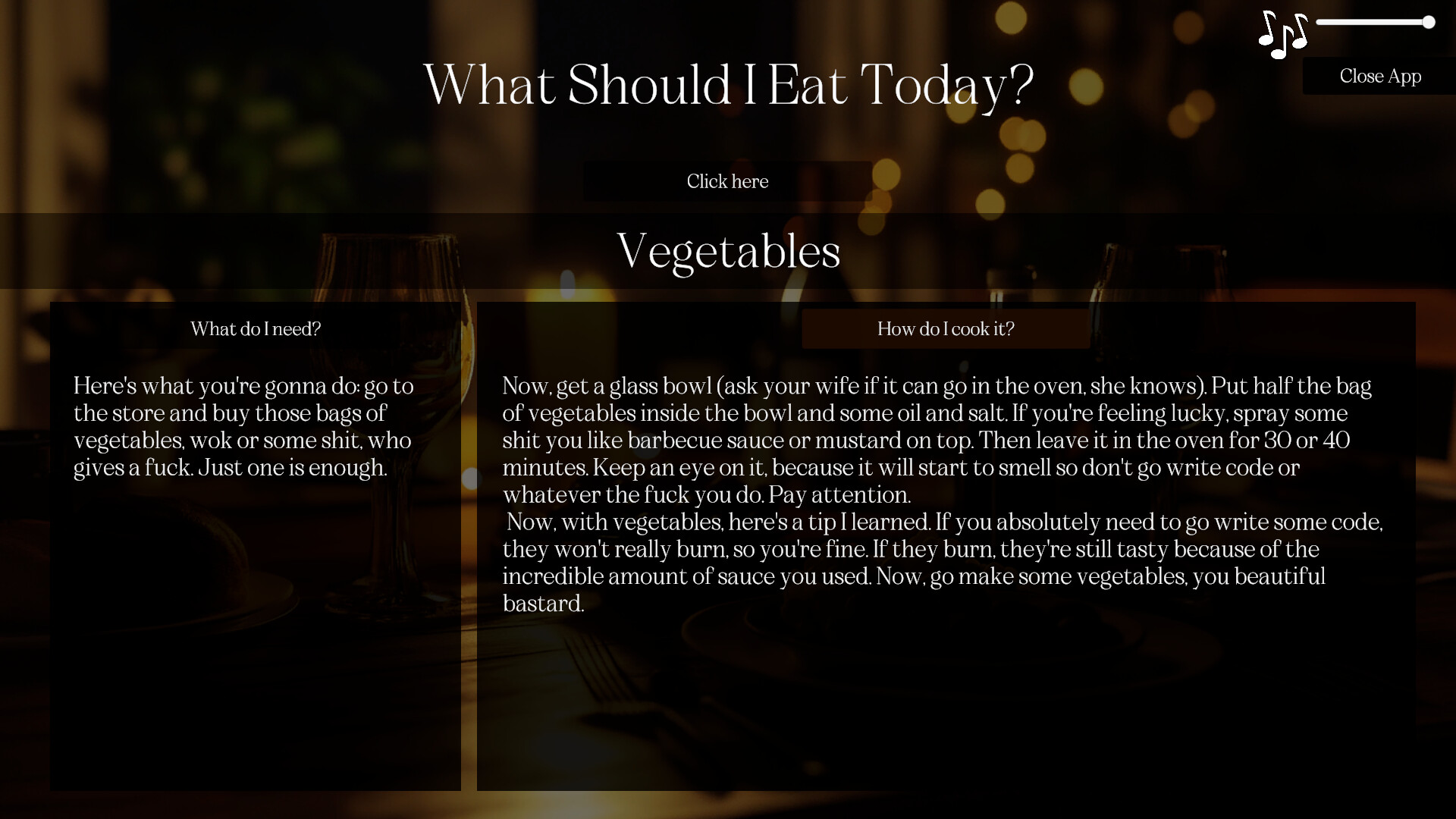 What Should I Eat