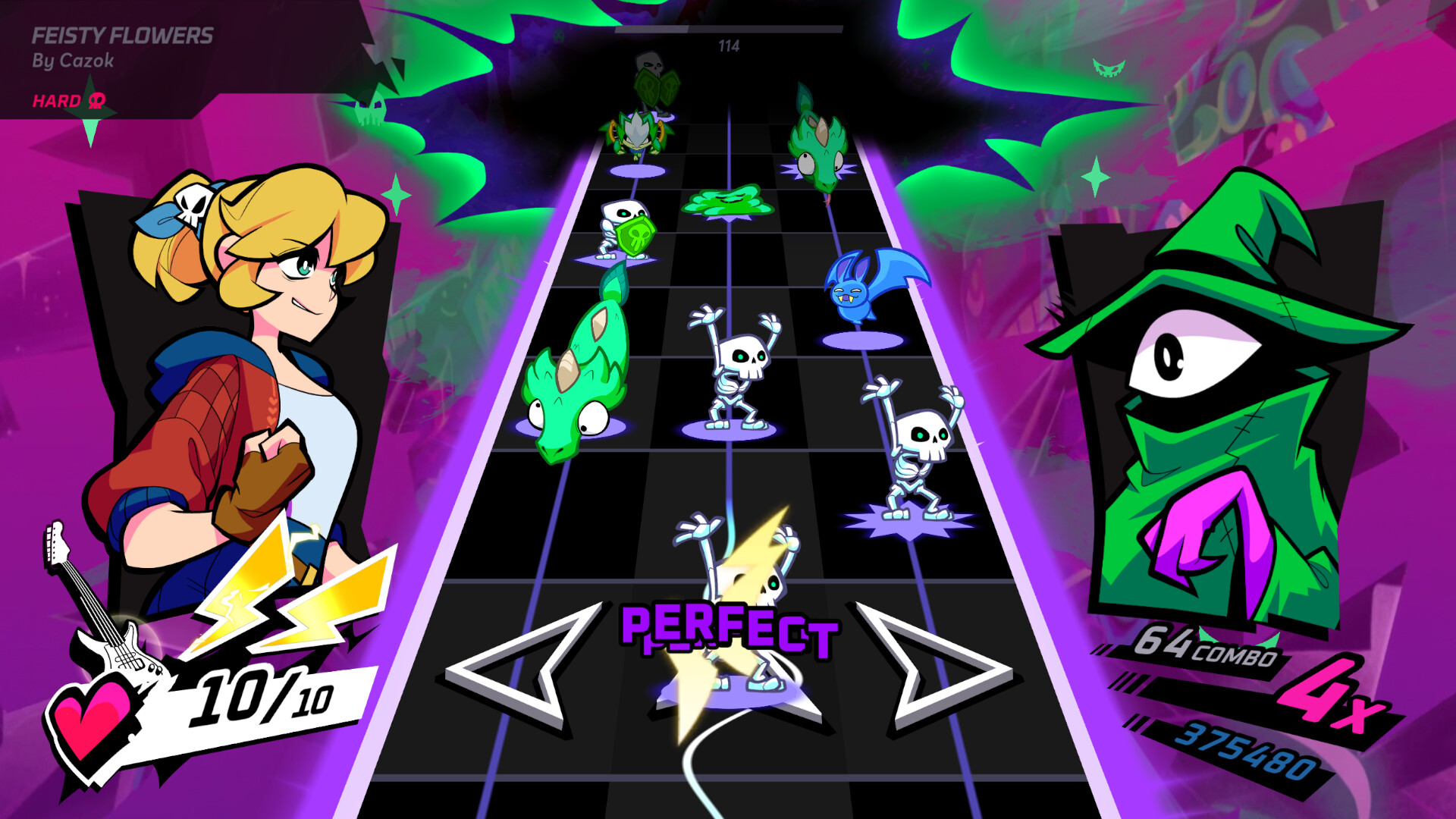 Rift of the NecroDancer: Everhood – “Feisty Flowers”