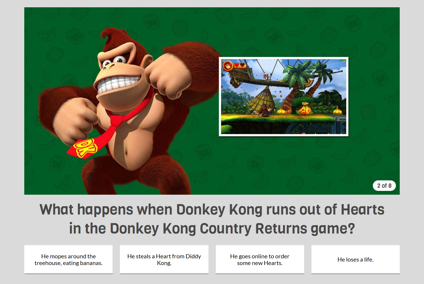 Nintendo Hearts Fun Trivia Quiz