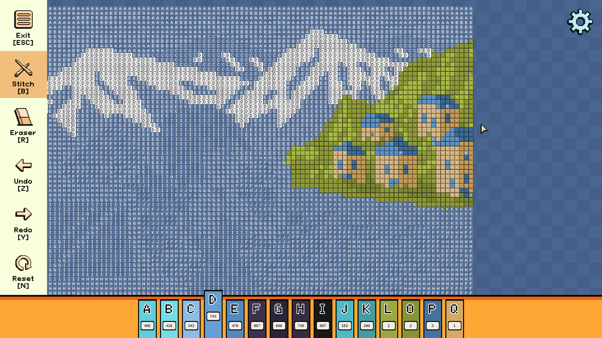 Pixel Cross Stitch: Color by Number – Vacations Pack