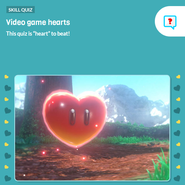 Nintendo Hearts Fun Trivia Quiz