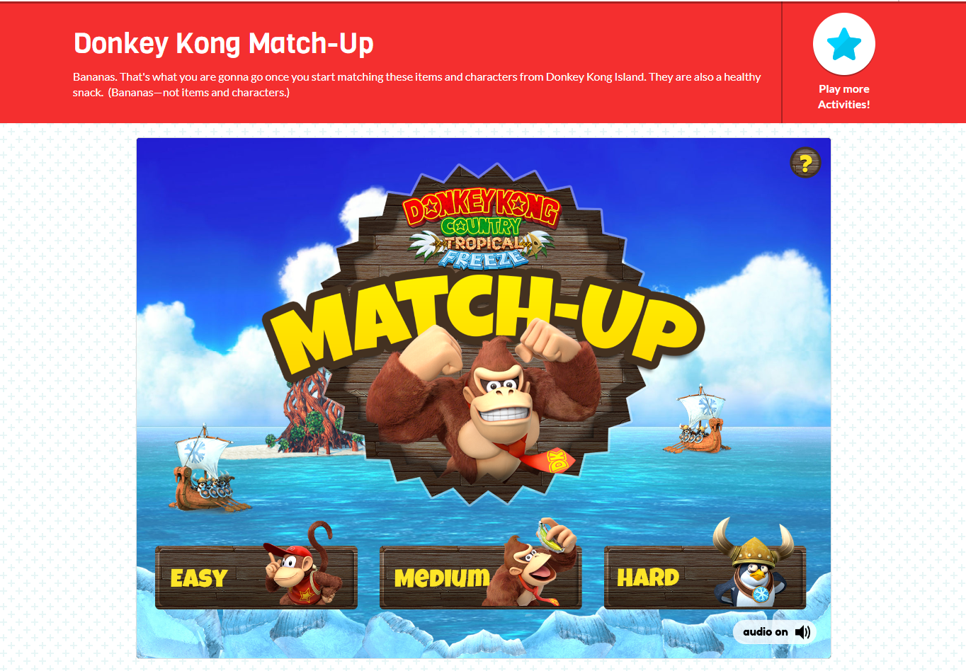 Donkey Kong Match-Up