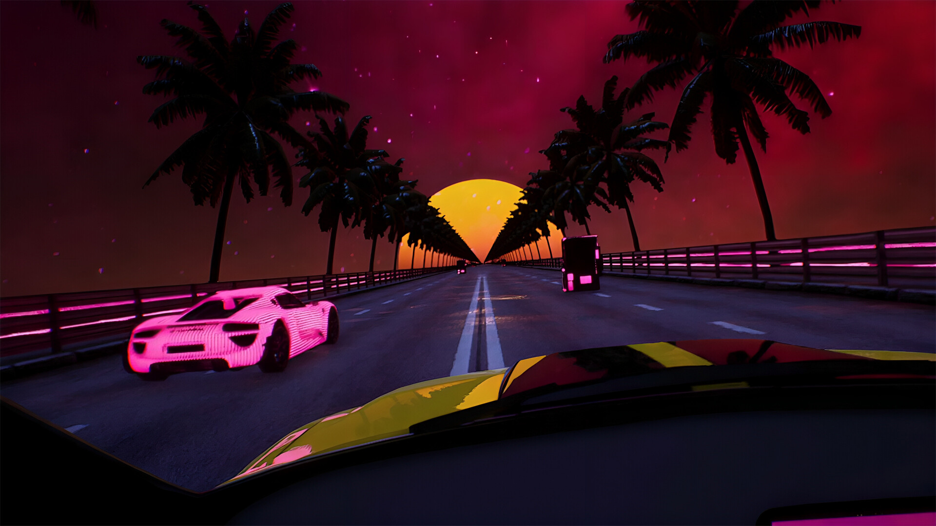 Synthwave Burnout VR