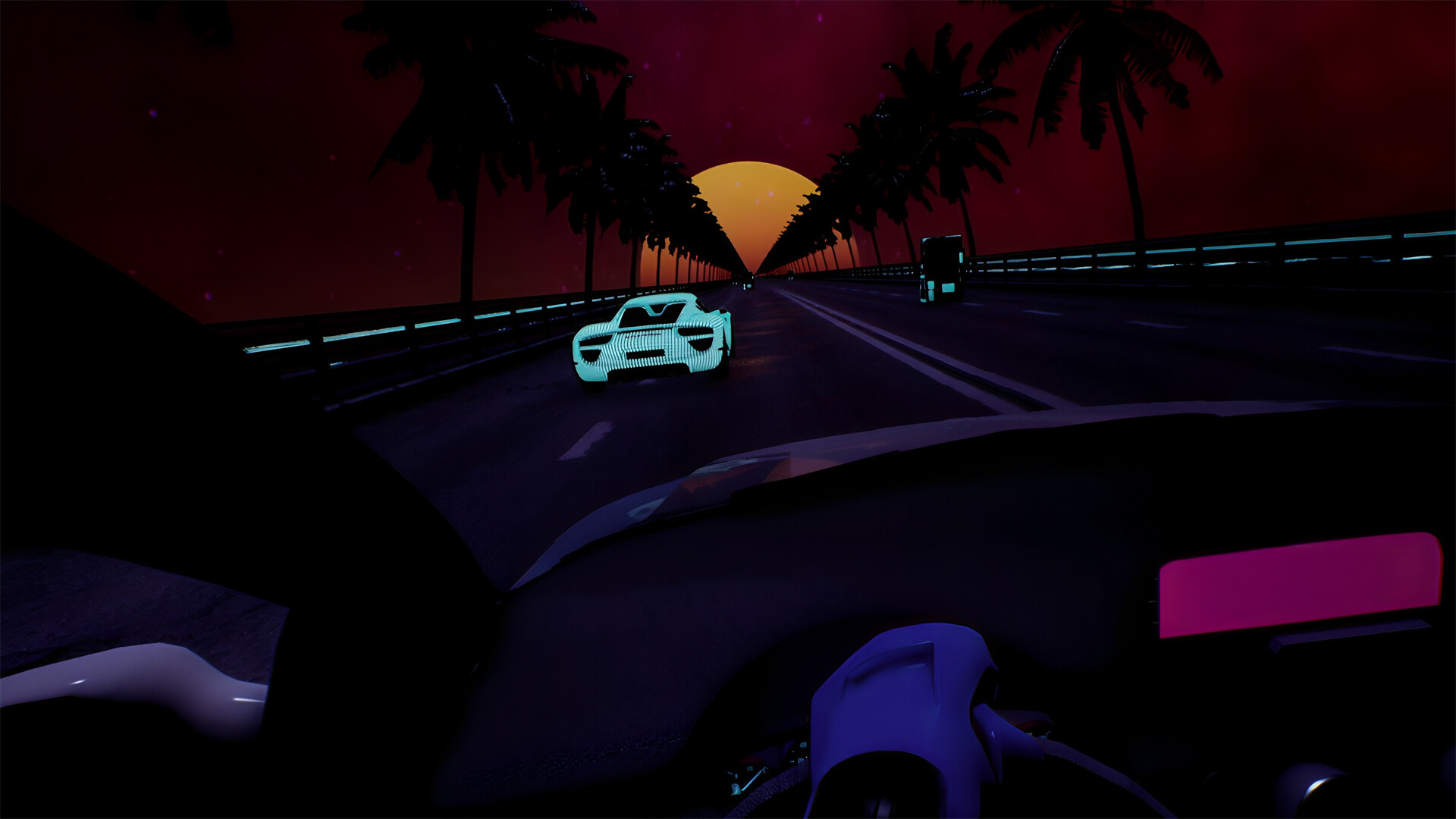 Synthwave Burnout VR