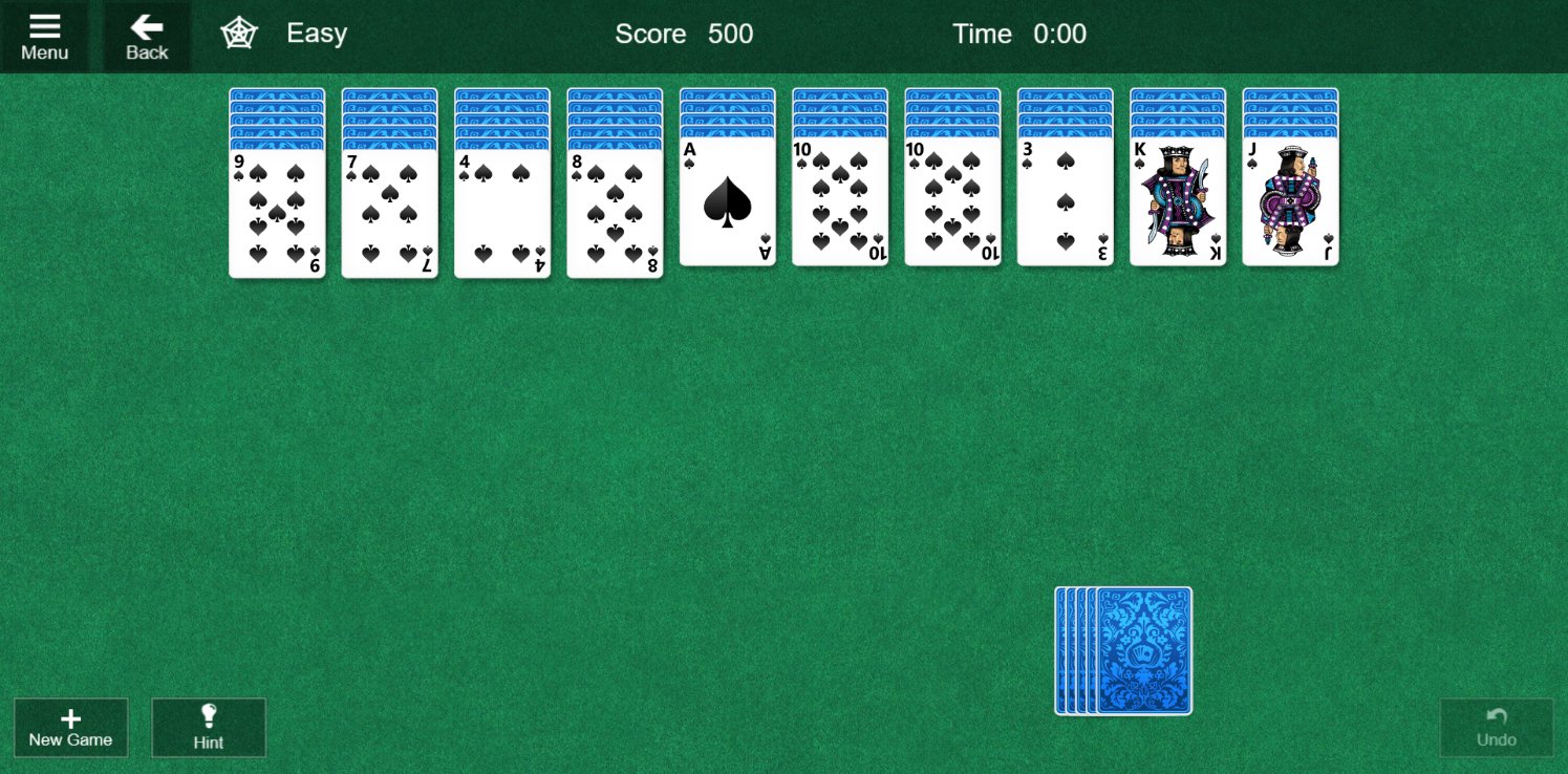 Microsoft Spider Solitaire