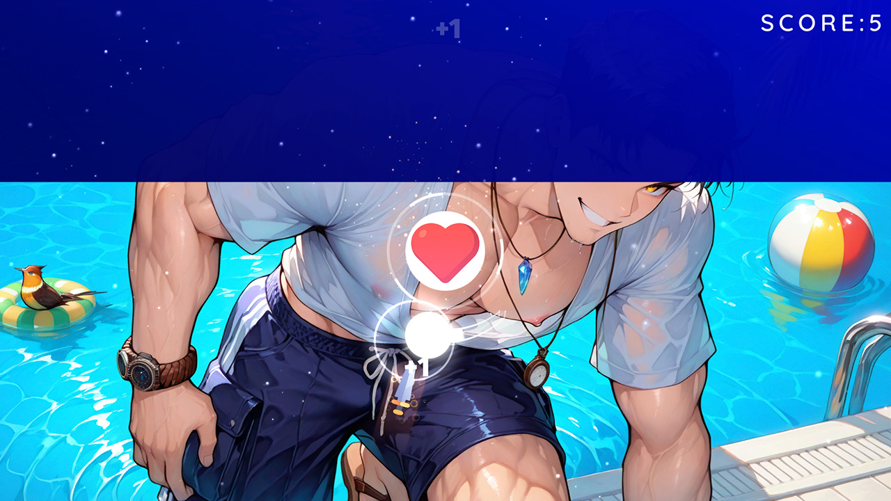 Poolside Boys Kiss: Passion Fruits Hotel Dating Sim