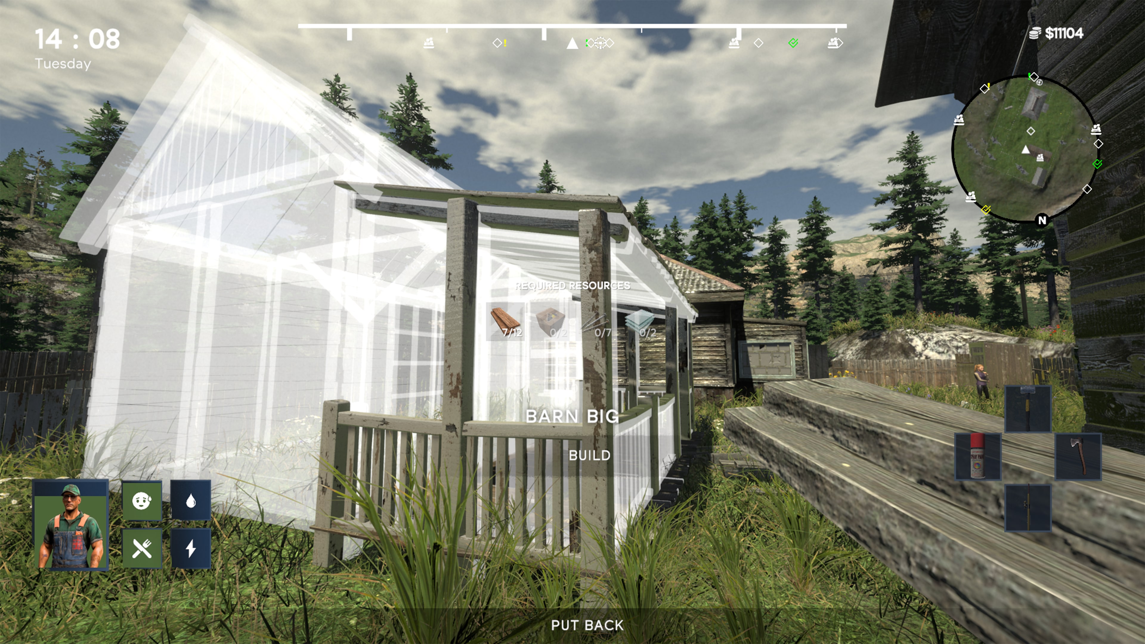 Scandinavian Cottage Survival Simulator