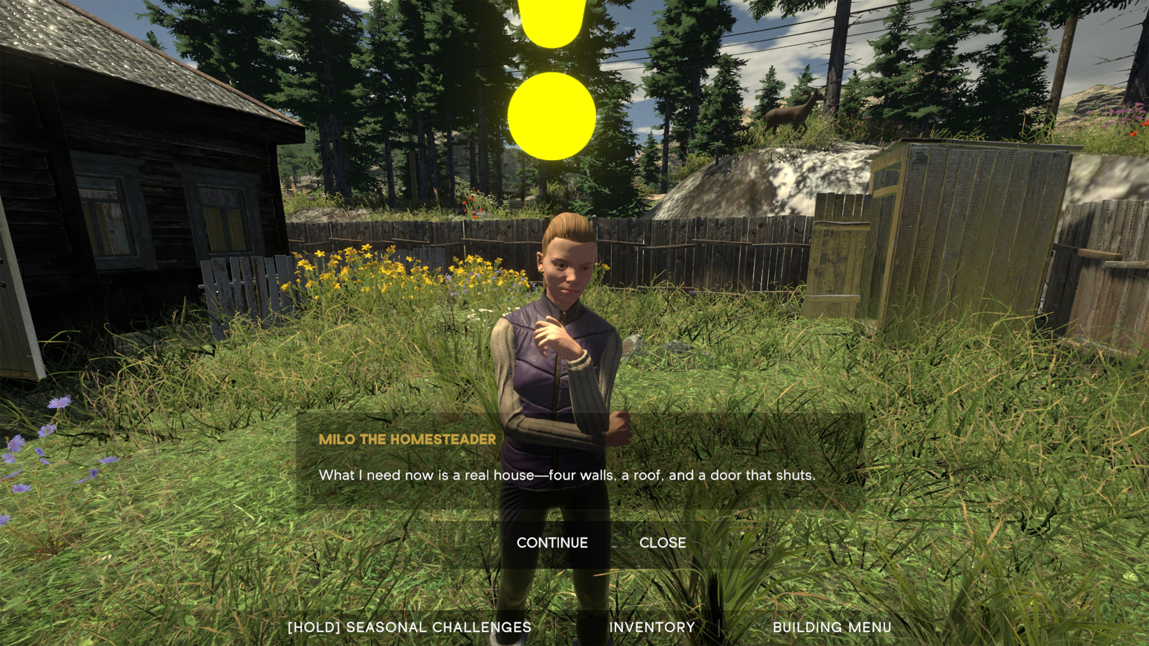 Scandinavian Cottage Survival Simulator