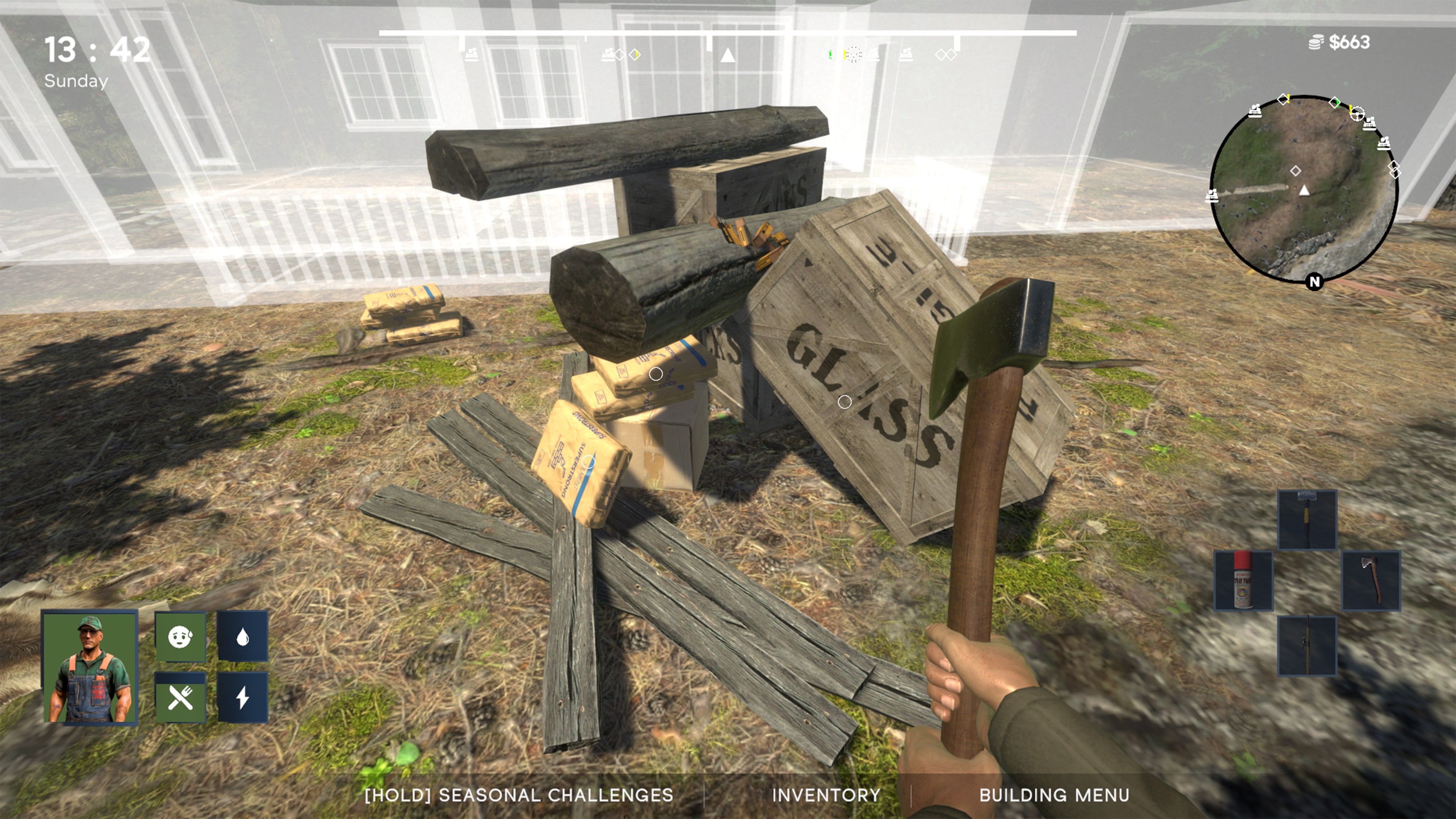 Scandinavian Cottage Survival Simulator