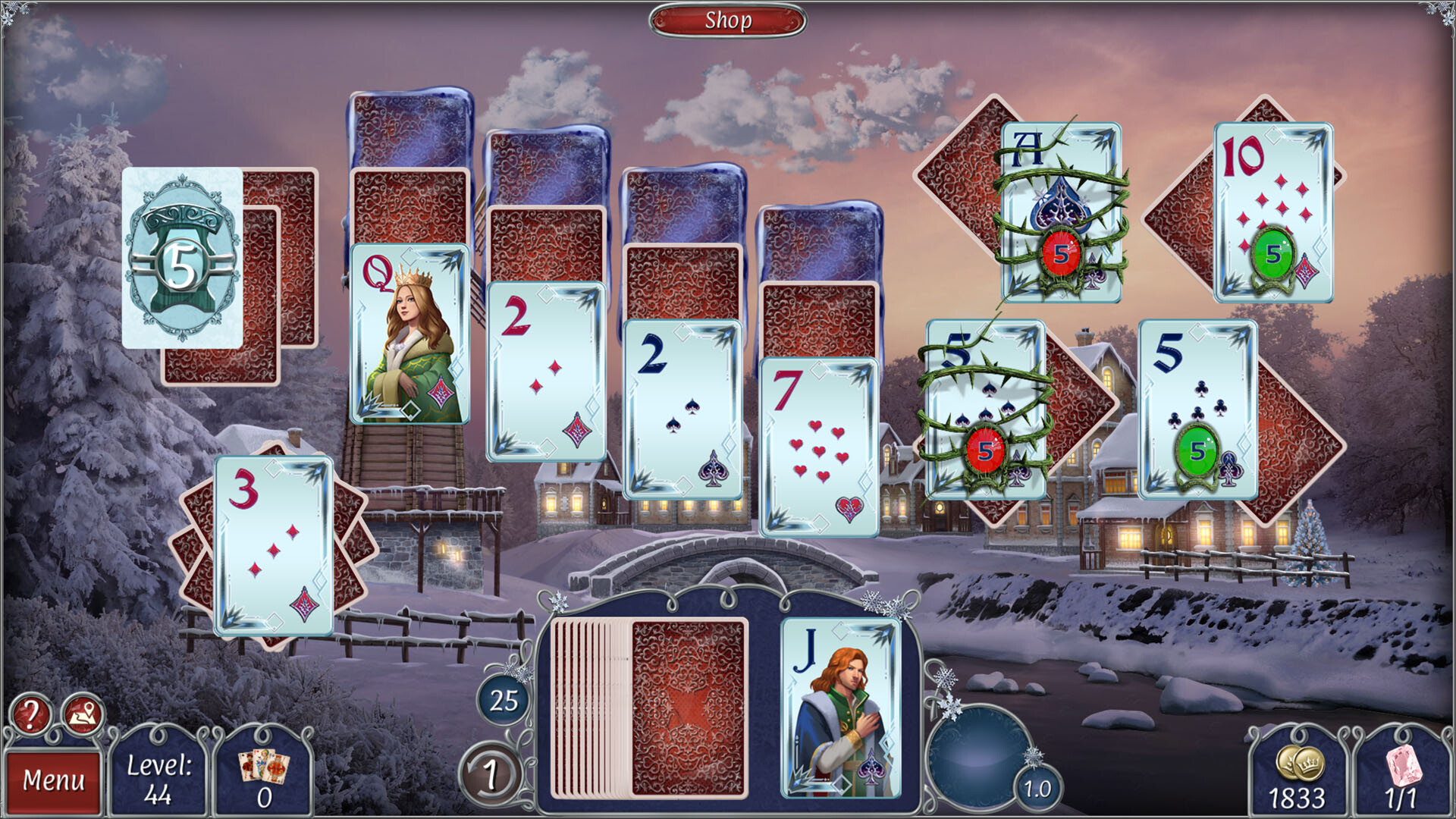 Jewel Match Solitaire Winterscapes 3: Collector’s Edition