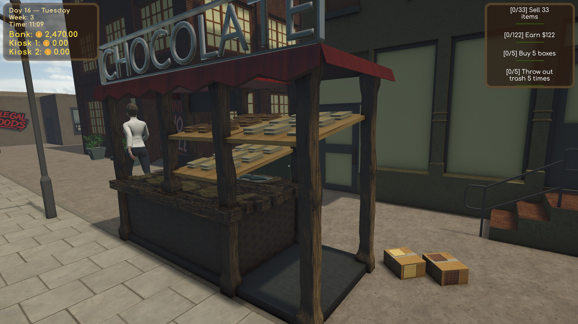 Choco Kiosk Simulator