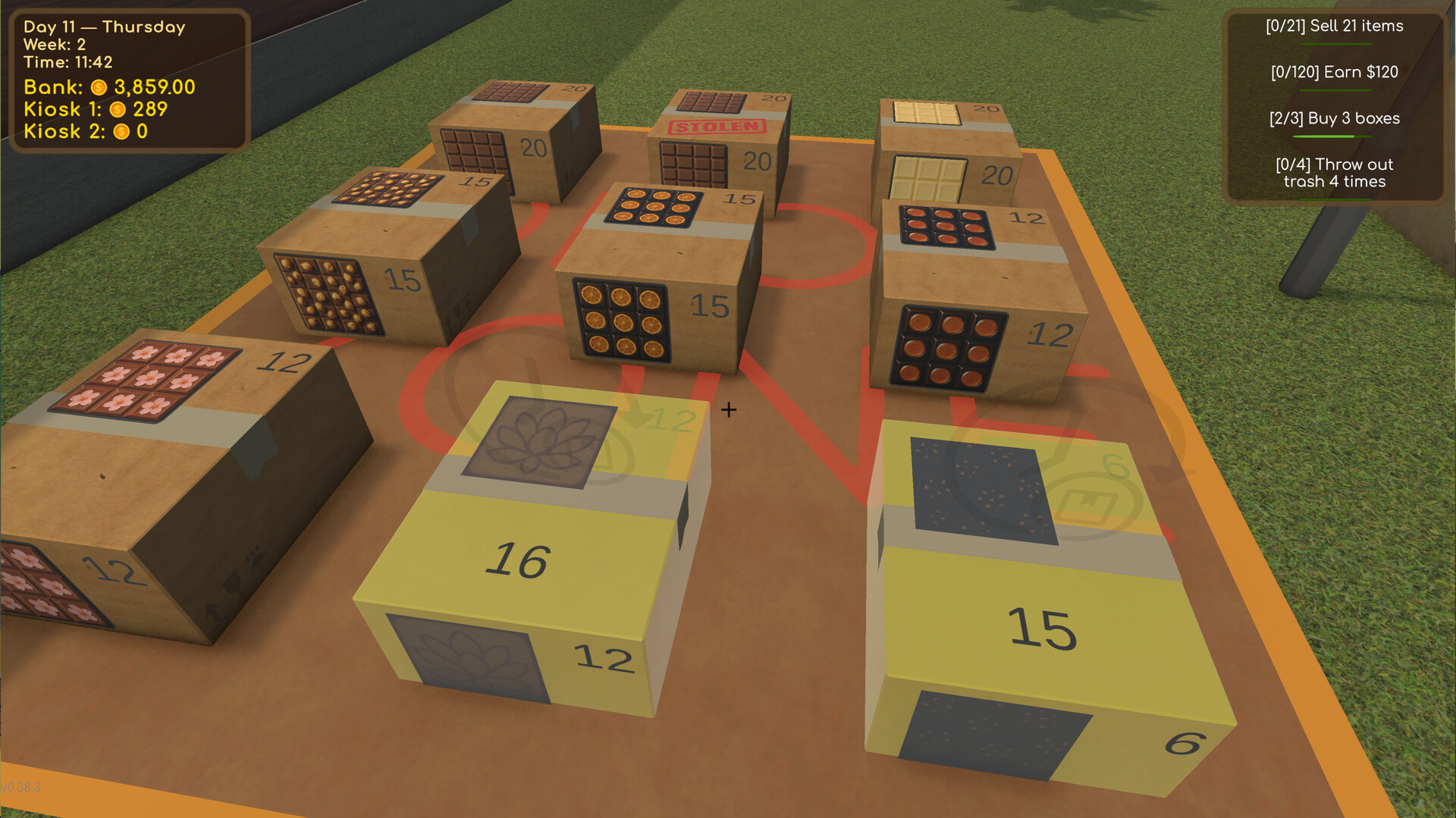 Choco Kiosk Simulator