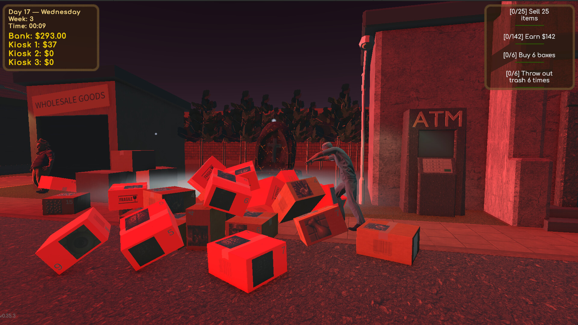 Choco Kiosk Simulator