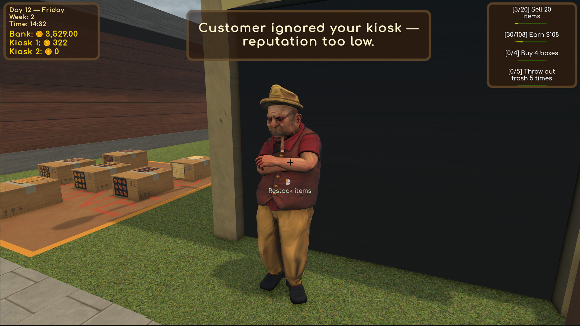 Choco Kiosk Simulator