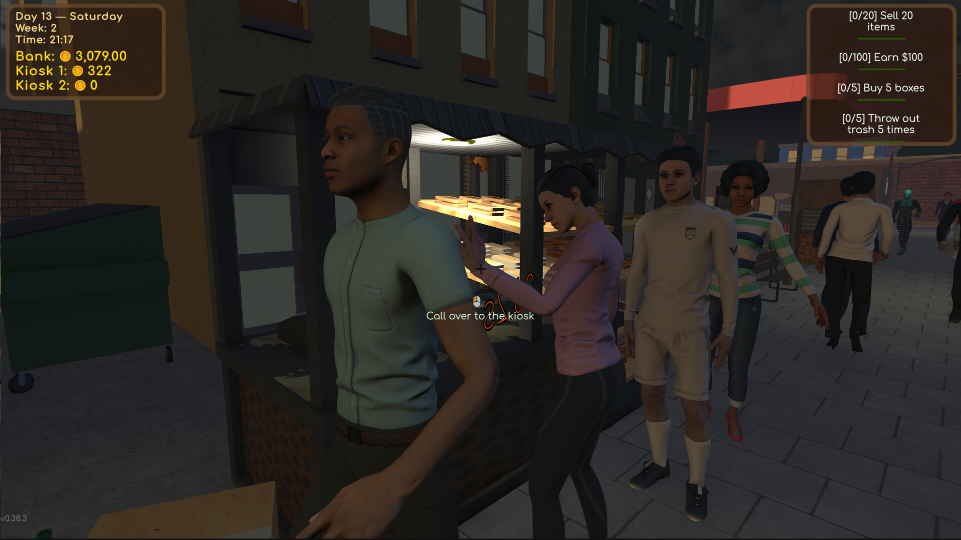Choco Kiosk Simulator