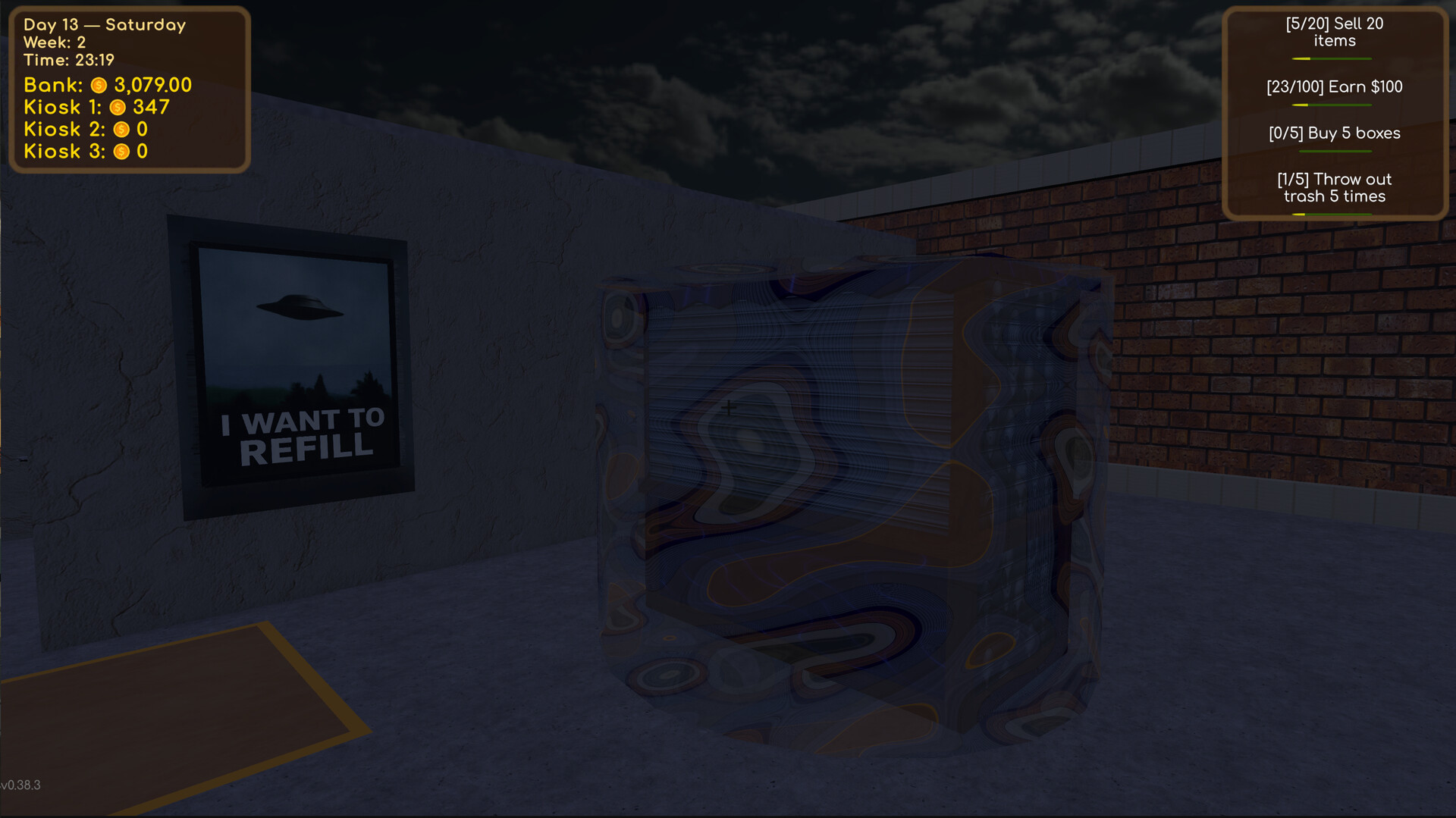 Choco Kiosk Simulator