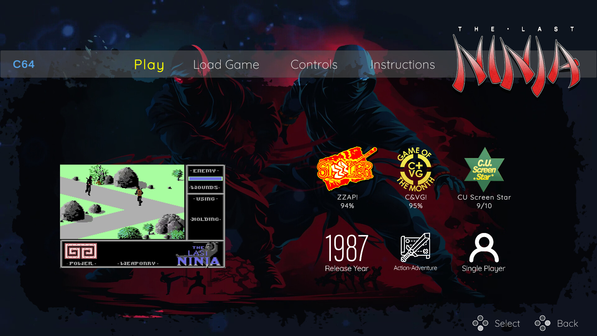 The Last Ninja Collection + Bonus Games