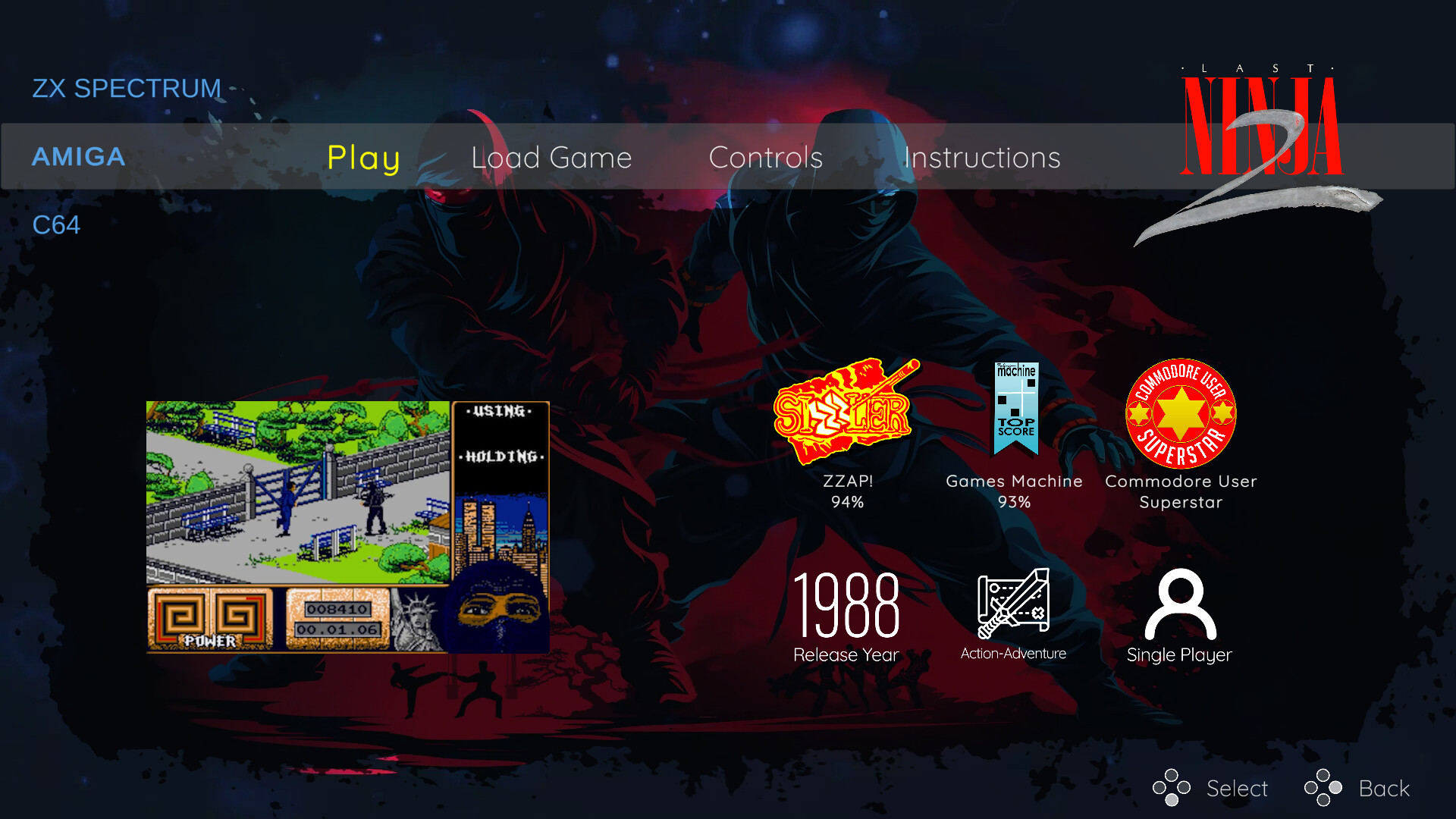 The Last Ninja Collection + Bonus Games