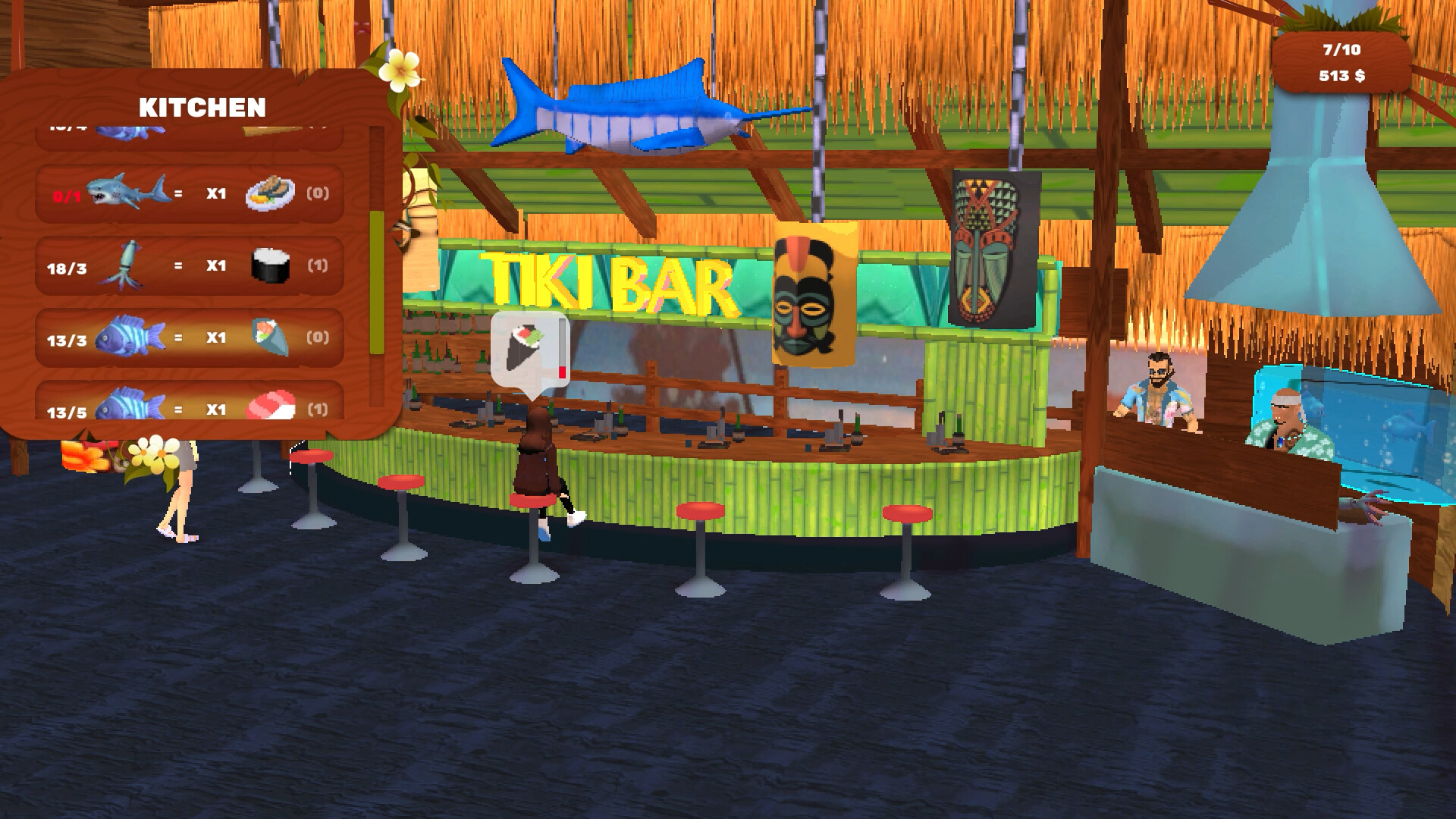 Dive and Dine Simulator