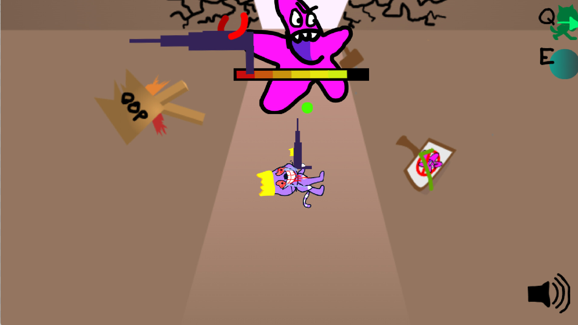 Cat With Gun