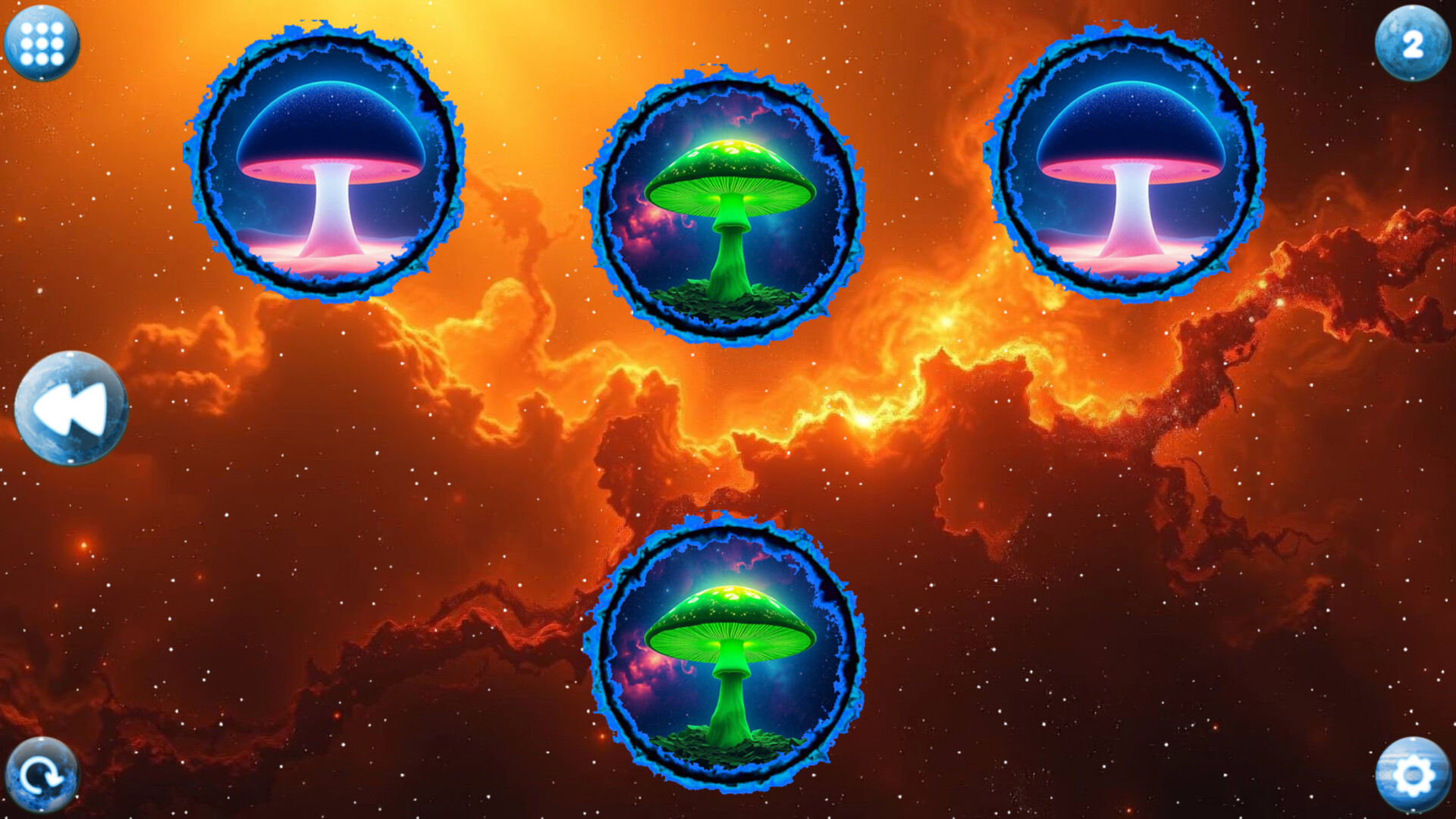 Space Memory: Mushrooms