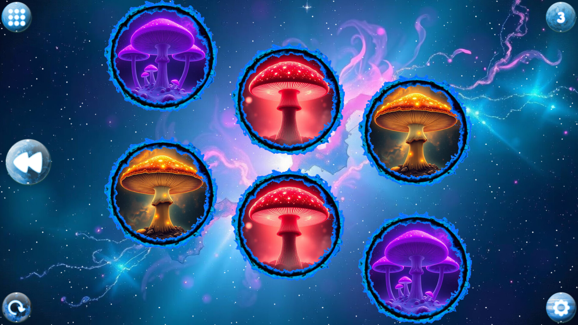 Space Memory: Mushrooms